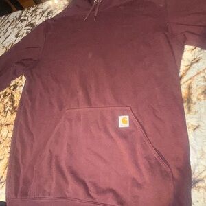 Carhartt Men's Burgundy Hoodie